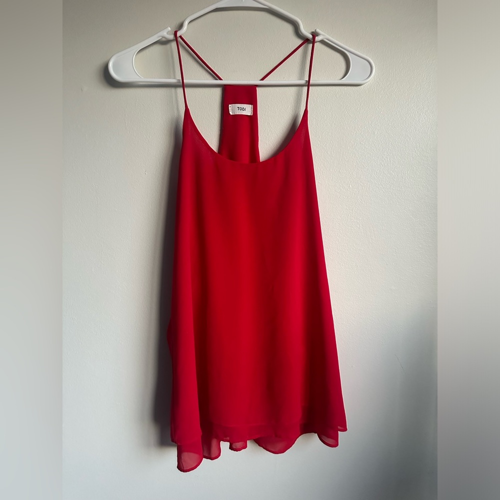 Red Tobi top size S